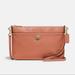 Coach Bags | Coach Polly Polished Pebble Leather Crossbody, Light Coral | Color: Cream/Orange | Size: 10.5”W X 7”H