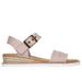 Skechers Women's BOBS Desert Kiss - Adobe Princess Sandals | Size 5.5 | Light Pink | Textile | Vegan