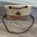 Coach Bags | Coach Parker Rivets Metallic Snakeskin Detail Bag | Color: Brown/White | Size: Os