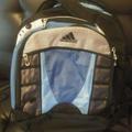 Adidas Bags | Adidas Load Spring Media Padded Back Pack Black/Blue/Gray Trim Adjustable Straps | Color: Blue/Gray | Size: Os