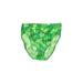 Cole of California Swimsuit Bottoms: Green Tropical Swimwear - Women's Size 14