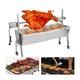 NeDLon Lumemery BBQ Rotisserie Grill Charcoal Roaster Chicken Lamb Spinning Roast Machine for Outdoor Picnic Camping wwyy