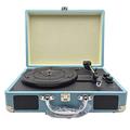 AVIMYA Record player retro, Record Player Vintage 3-Speed Bluetooth Vinyl Turntable With Stereo Speaker, Belt Driven Suitcase Vinyl ShaoSu