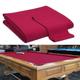 Billiard Cloth Pool Table Felt Solid Color Fast Speed Pool Cloth with 6 Felt Strips for 7' 8' 9' Foot Table Indoor Sports Games Durable Felt Pad Replacement Kit,B,9ft