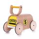 Four Wheel Car Walker for Toddler, Wooden Ride-on Walker, Racer First Step Car, Walker Car For Boys, Comfy Walker For Babies