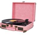 Record Player, Vinyl Player Turntable With 2 Built-in Speakers, 3-Speed Portable Vinyl LP Player, RCA Output, AUX In, Headphone Jack,Support 7/10/12 Inch Record ShaoSu