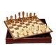 Chess Board Set Chess Set Chess Game Set Chess Board Game Chess，Wooden Set Birch Pieces Storage Chessboard，Strategy Chess Board Game Chess Board Game Chess Game (Size : 30 * 30 * 4cm)
