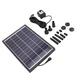 Solar Fountain Pump 12V Water, Solar Fountain Solar Fountain Pump Pump Kit 6W ABS Anti Clogging Filter ABS Solar Powered Water Pump for Small Pond Pool Floating