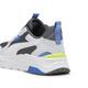 PUMA Men's Trinity Lite Trainers, Mineral Gray White Silver Mist Electric Lime, 9.5 UK
