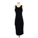 Olivia Rae Casual Dress - Sheath: Black Solid Dresses - Women's Size Small