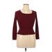 Old Navy Thermal Top Burgundy Scoop Neck Tops - Women's Size X-Large