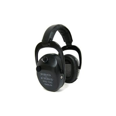 Pro Ears Pro Tac SC Gold Low Profile Low Weight NRR 25 Hearing Protectors Black