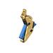 Tyrant CNC Intellifire Pistol Trigger SIG Sauer P365 Gold Shoe/Blue Hardware TD-P365-TRIG-Gold-Blue