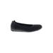 Sesto Meucci Flats: Black Print Shoes - Women's Size 9 1/2 - Round Toe