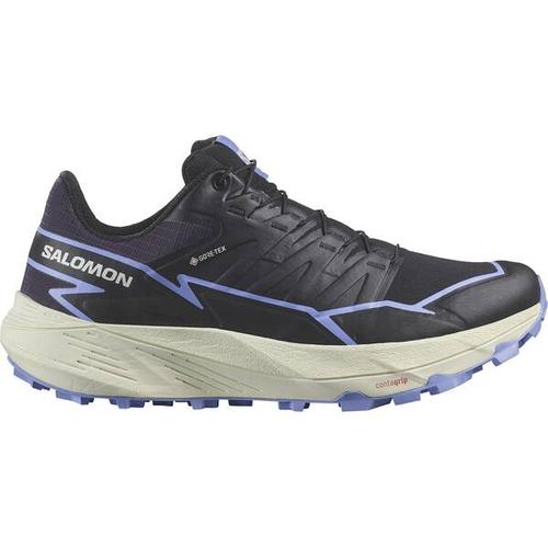 SALOMON Damen Trailrunningschuhe SHOES THUNDERCROSS GTX W Black/Night/Hyd, Größe 38 ⅔ in Silber