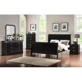 Canora Grey Sleigh 5 Piece Bedroom Set Wood in Black | King | Wayfair EF15B035E7094C76A5514297C45A671D