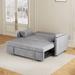 Everly Quinn Zionna 54.3" Velvet Sofa Bed Velvet in Gray | 32.3 H x 54.3 W x 33.5 D in | Wayfair 25CEEABE78384F288D16256CCD0A7098