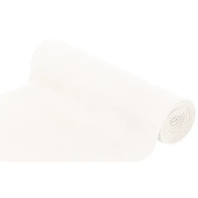 Glatter Bündchenstoff Comfort, offwhite