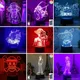 Veilleuses LED Roronoa Zoro pour enfants lampe 3D Luffy lampe de table de chambre à coucher