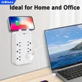 Chargeur mural USB protection contre les surtensions rallonge 6 prises avec 3 ports USB (1 USB C)