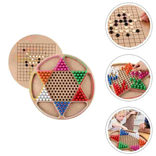 Dame Backgammon Tischs piele für Kinder Holz spielset chinesische Entwürfe Puzzle