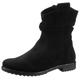 Stiefelette ARA "LIVERPOOL" Gr. 4 (37), schwarz Damen Schuhe Cowboyboots Reißverschlussstiefeletten mit slouchy-Schaft, Weite G