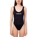 Calvin Klein Damen Scoop Back ONE Piece-RP KW0KW01599 Rückenausschnitt, Schwarz (Pvh Black), M