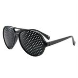 BESTONZON 2Pcs Vision Improvement Eye Glasses Pinhole Eyeglasses Full Frame Protection Glasses