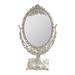 Decorative Mirror Tabletop Decorative Makeup Mirror With Stand Vintage Double Sided Mirror