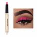 Melotizhi Eye Shadow Stick Makeup Palette Highlighter Eye Liner Applicator Pencil Cream Glitter Shimmer Waterproof Eyeshadow Double Head Monochrome Pen Pearl Light Sleeping High Light