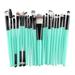 Deal!KANY Beauty Tool Makeup Brush Sets 20 pcs Makeup Brush Sets tools Make-up Toiletry Kit Wool Make Up Brush Set Makeup Brushes Set Valentines Day Gifts for Girlfriend Yourself Black 20PC Set