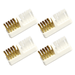 4 Pcs Manicure Tool Copper Wire Nail Gel Polish Nail Drill Dust Cleaner Nail Detail Brush Nail Dust Brush