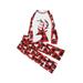 YUNAFFT Clearance Christmas Pajamas for Family Matching Family Christmas Pajamas Set Christmas Pjs For Family Set Red Plaid Top And Long Pants Sleepwear Sets Discount
