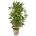 Nearly Natural Bamboo 56-inch Real Touch Artificial Tree in Farmhouse Planter