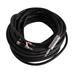 Seismic Audio 50 Foot Banana to 1/4 Speaker Cable -12 Gauge 2 Conductor 50 Black - BS12Q50