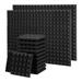 36 Pack Pyramid Acoustic Foam 9.8X 9.8X 2 Inch Sound Proof Foam Sound Absorbing Panel for Wall Studio Home and Office