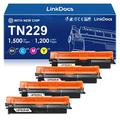 TN229 Toner Cartridge Replacement for Brother TN229 Toner Cartridge TN229XL TN-229XL Work for Brother HL-L3280CDW HL-L3220CW MFC-L3720CDW MFC-L3780CDW Printers (4 Color Pack)