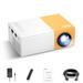 Mini Projector Portable Projector for Cartoon Kids Gift Outdoor Movie Projector LED Pico Video Projector for Home Theater Movie Projector with HD USB Interfaces and Remote Control