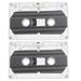 2pcs Replacement Cassette Tape 30 Min Recording Time Tape Recording Supply