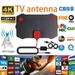 TV Antenna for Smart TV-Amplified HDTV Digital Long 5600+ Miles Range Support 720P 1080i 1080P and All Digital Television - Indoor Smart Amplifier Signal Booster-13ft High Performance Coax Cable