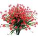 7pcs Artificial Flowers For Outdoor Wildflower Bouquet Artificial Holiday Flowers Wedding Decorations for Reception Tables Centerpieces Artificial Hydrangea Flowers Artificial Flowers for Arrangements