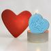 Riforla Valentine Day Heart Silicone Love Silicone 3D Valentine Love Silicone Valentine Gift DIY Heart Shape with Whispers for Valentine Day Gifts E