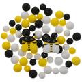 70pcs Silicone Beads Handcrafted Bracelet Making Beads Pacifier Chain DIY Beads