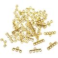 40 Pcs Hollow Design Charms for Necklace Making Jewellery Links Pendants Simple Shape Connector