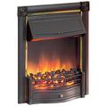 Dimplex Horton Inset Fire (Black with Brass Effect Finish) - HTN20BL
