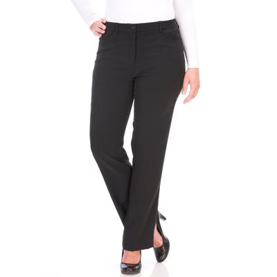 Stoffhose KJBRAND "Bea", Damen, Gr. 48 (24), K-Gr, schwarz, Web, Obermaterial: 100% Polyester, unifarben, klassisch, Hosen, in knitterarmer Qualität Image