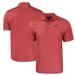 Men's Cutter & Buck Red Carolina Panthers Americana Pike Eco Tonal Geo Print Stretch Recycled Polo