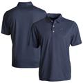 Men's Cutter & Buck Navy Detroit Lions Americana Pike Eco Symmetry Print Stretch Recycled Polo