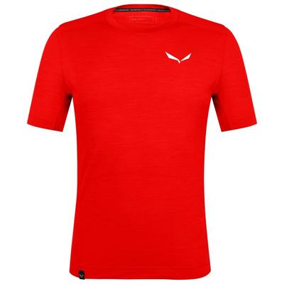 Salewa - Agner Alpine Merino T-Shirt - Merinoshirt Gr 50 rot