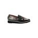 Donald J Pliner Flats: Silver Snake Print Shoes - Women's Size 7 1/2